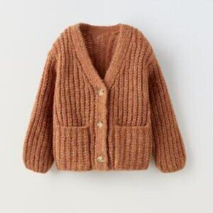 Zara Baby POCKET KNIT CARDIGAN Size 18-24M